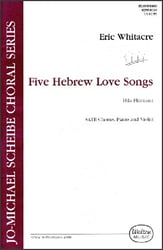 Five Hebrew Love Songs SATB choral sheet music cover